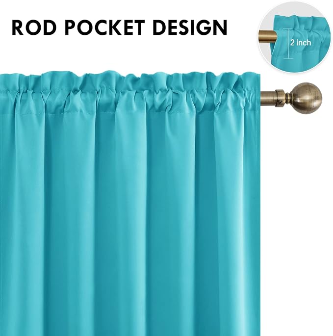 DWCN Thermal Short Blackout Curtains - Image 3