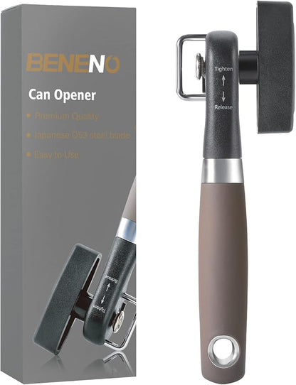 Beneno Can Opener, Manual Side Safe Cut Can Opener Smooth Edge by Beneno