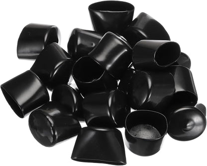 uxcell 20pcs Rubber End Caps 35mm ID Vinyl PVC Round Tube Bolt Cap Cover Screw - Image 4