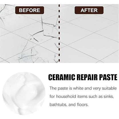 Tile and Ceramic Glaze Repair Paste, Ceramic Tile Crack Repair, Porcelain Sink - Image 3