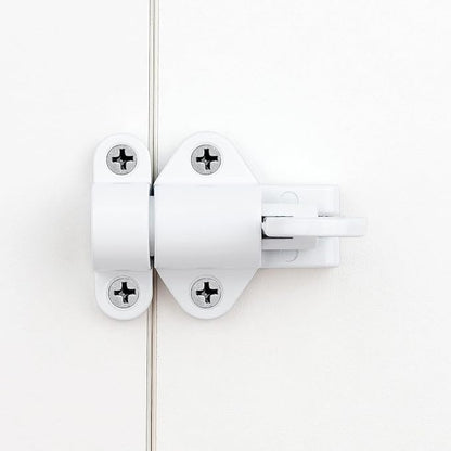 5 Packs Self-Closing Latches，White Spring Door Lock，Resilient Bolt Latch - Image 3