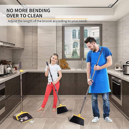 2-Pack is More economical，Upgraded Broom and Dustpan， - Image 5