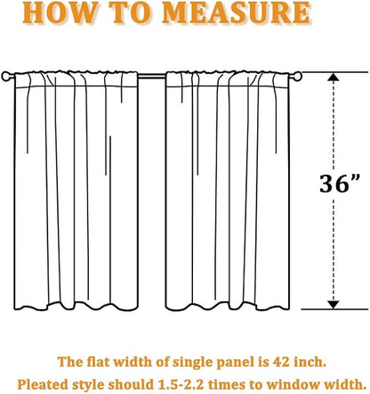 RYB HOME Room Darkening Curtains - Image 8