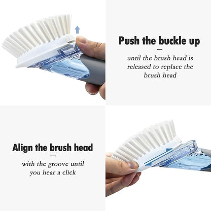 Soap Dispensing Replacement Dish Brush Storage Set - Image 5