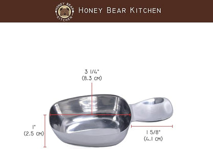 Honey Bear Kitchen Measuring Cup, Polished Stainless Steel - Image 2
