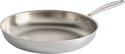 Tramontina Signature Tri-Ply Clad Stainless Steel 12-Inch Large Frying Pan by Tramontina
