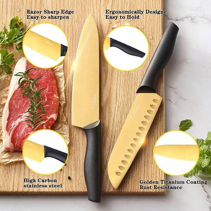 Marco Almond® Gold Knife Set - Image 2