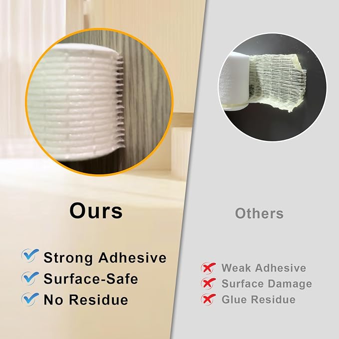 High Density Foam Weather Stripping Door Seal Strip, Insulation Tape Roll - Image 2