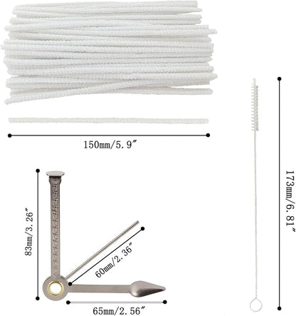 WAFJAMF Multifunctional Pipe Cleaning Kit, 50 Pieces of Cleaning Strip 1 Pcs - Image 2