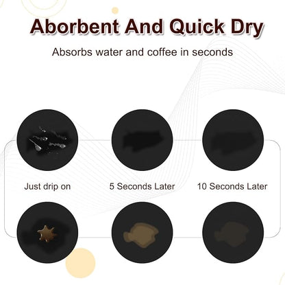 Coffee Mat, 16.5’’ X 31.5’’ Absorbent Dish Drying Mat - Image 3