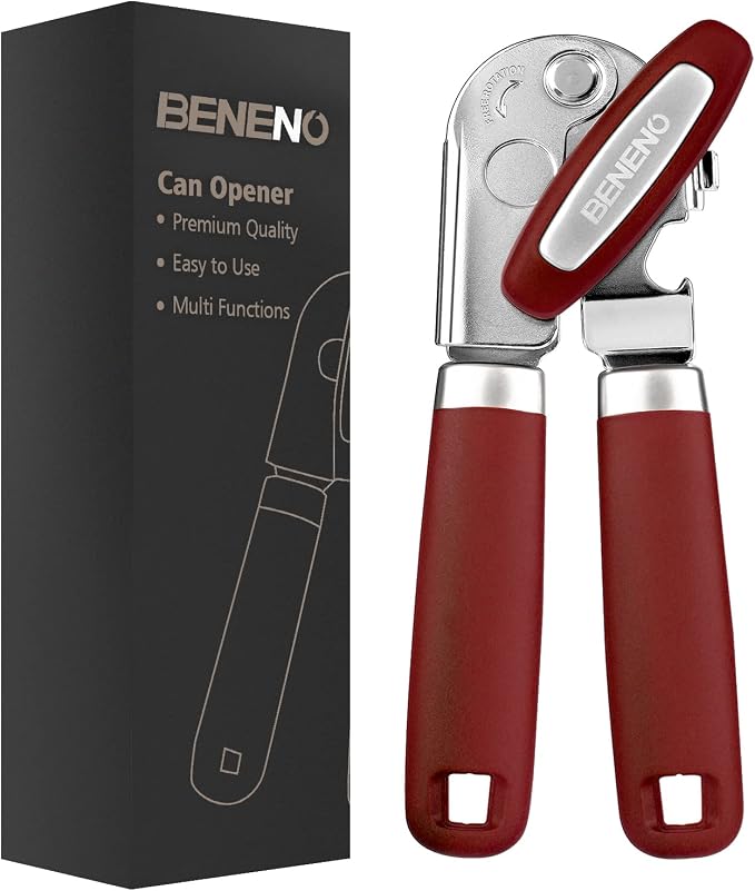 Beneno Heavy Duty Hand Can Opener Manual by Beneno