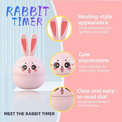 Cartoon Mechanical Kitchen Timer, 60 Minutes Countdown Timer, Mechanical Visual - Image 7