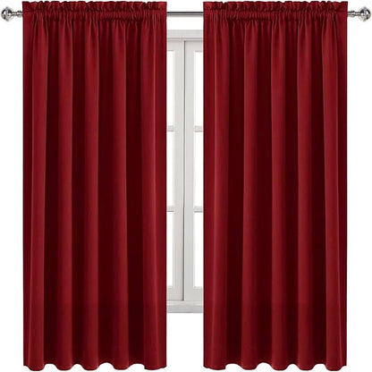 DWCN Blackout Curtains for Bedroom – Rod Pocket Thermal Insulated Noise - Image 9