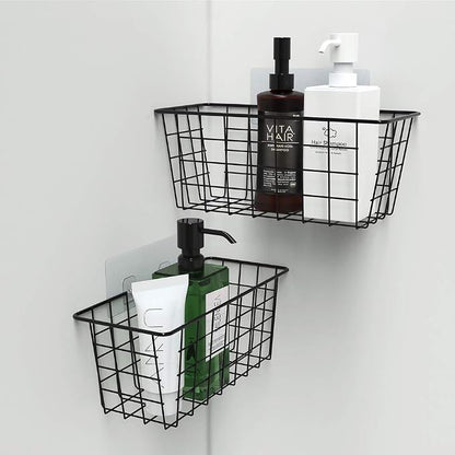 MaraFansie Hanging Kitchen Baskets Wire Storage Basket Over the Cabinet Door - Image 9