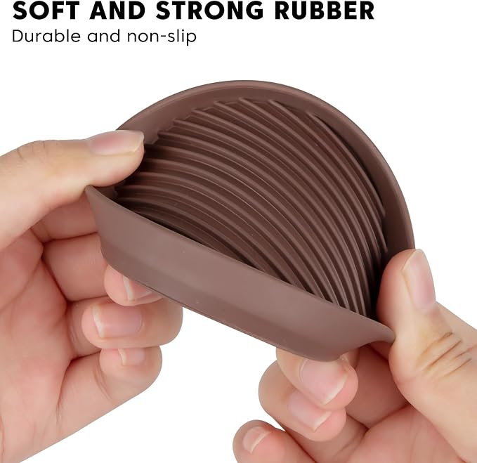 Rubber Furniture Pads Non Slips Furniture Casters Cup Chair Leg Floor Protectors - Image 9