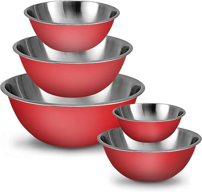 WHYSKO Meal Prep Stainless Steel Mixing Bowls Set, Refrigerator, and Kitchen by WHYSKO