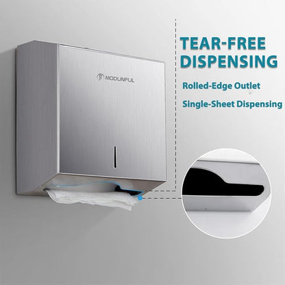 Paper Towel Dispenser Wall Mount: Large Capacity Commercial Paper Towel Holder - Image 8