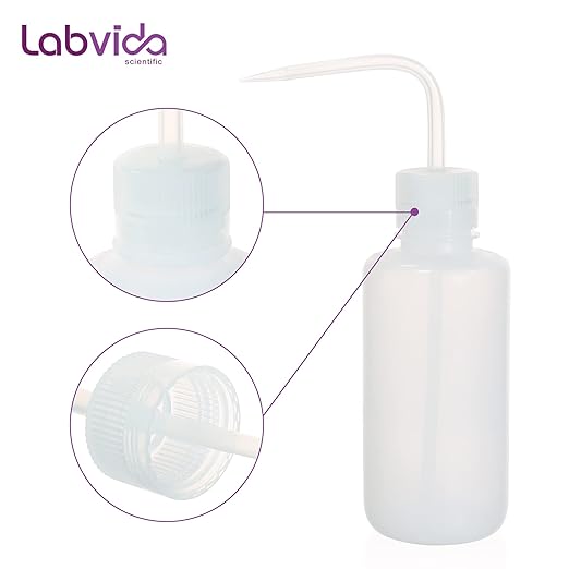 New Released Thick Wall 250ml Squeeze Bottle Set 2pcs- Laboratory Grade Durable Wash Bottles for Precision Liquid Dispensing and Tattoo Cleaning