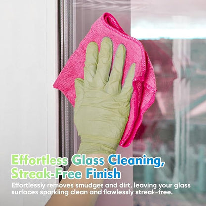 HOMEXCEL Microfiber Cleaning Cloth 20 Pack 11.5 x 11.5 Inch Microfiber Towels - Image 3
