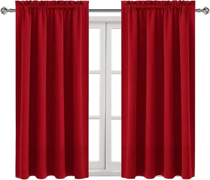 DWCN Christmas Red Blackout Curtains - Image 9