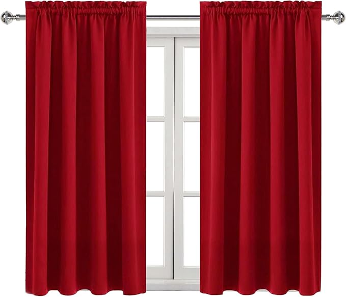 DWCN Christmas Blackout Curtains Room Darkening Thermal Insulated Bedroom - Image 9