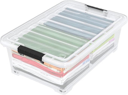 20 Quart Under Bed Shoe Storage Container Bin - Image 7