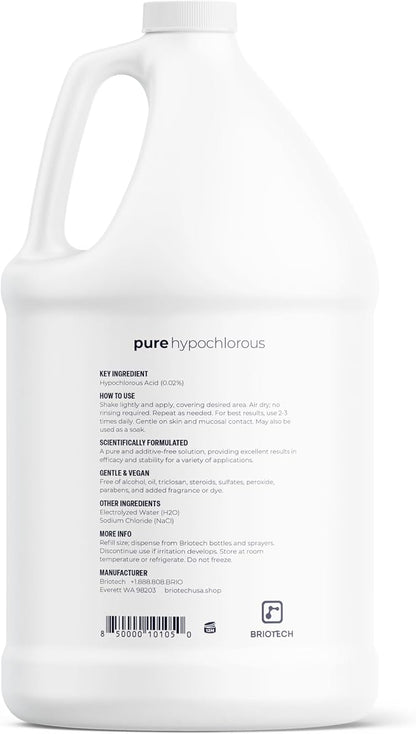 BRIOTECH Pure Hypochlorous Acid Cleanser, Original Premium HOCl Topical Solution - Image 9