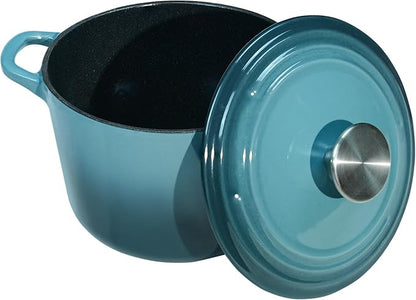 Flavehc Dutch Oven Pot with Lid 2.8 qt Cast Iron Dutch Oven - Image 5