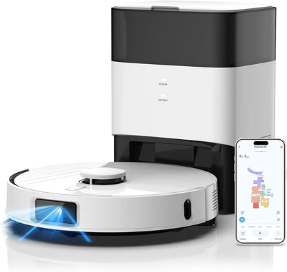 AIRROBO T30+ Robot Vacuum and Mop, Self-Emptying, 6000PA Suction, Proactive by AIRROBO