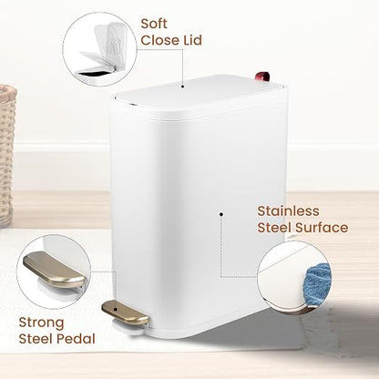 BETHEBEST Bathroom Trash Can - Image 2