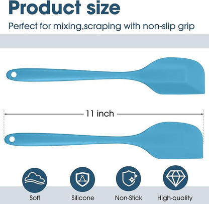 Irenare 24 Pcs Silicone Spatulas 11 Inch Large Rubber Spatulas Heat Resistant - Image 2