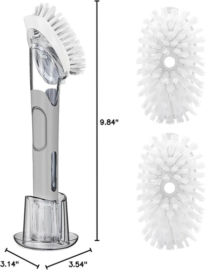 Soap Dispensing Replacement Dish Brush Storage Set - Image 8