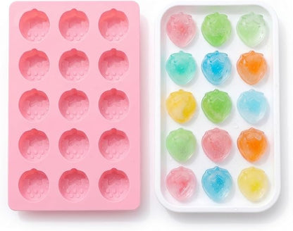 Cute Ice Cube Trays Silicone Chocolate Mold Wax Melt Molds Easy Release Ice by MayeBridge