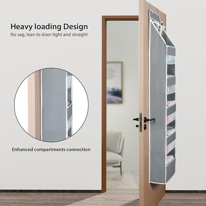 Univivi 6-Shelf Over Door Hanging Organizer Fabric Baby Door Storage - Image 2