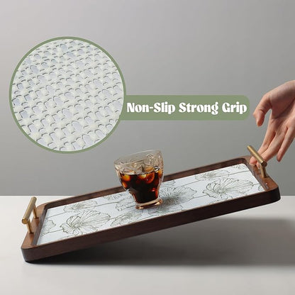 Shelf Liner for Kitchen Cabinets Non-Adhesive Cabinet Liner, Non-Slip Drawer - Image 2