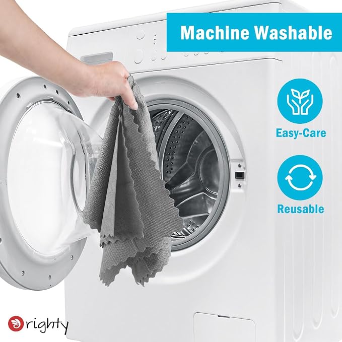 Orighty Grey Microfiber Cleaning Cloth, 150 Pack Highly Absorbent Cleaning - Image 6