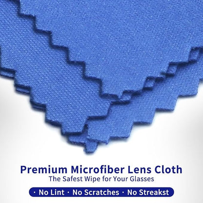 20 Pack Microfiber Glasses Cleaning Cloths - Image 6