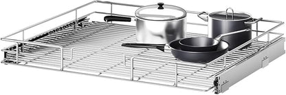 Pull Out Cabinet Organizer 27" W x 21½" D, Heavy Duty Cabinet Pull Out Shelves by Unknown