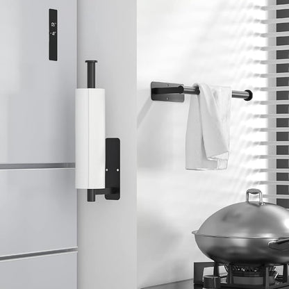 ASTOFLI Paper Towel Holder Under Cabinet No Drilling, Self Adhesive Paper Towel - Image 2