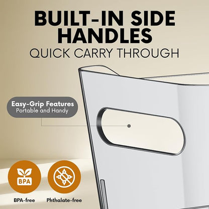 Clear Extra Large Plastic Storage Bins, Pantry Organizers and Storage - Image 3
