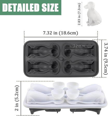 3D Labrador Dog Ice Cube Mold, Admaison Ice Cube Tray - Image 5