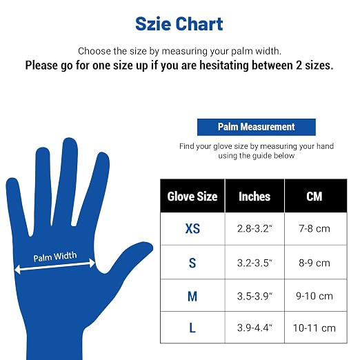 JMU Nitrile Gloves Small Bulk 2000 Count, 3.5 Mil Disposable Gloves Latex-Free - Image 7