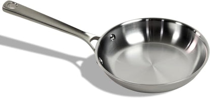 STRATA Carbon Steel Clad 8.5" Frying Pan Skillet, 3-Ply Carbon Steel Cookware by STRATACookware
