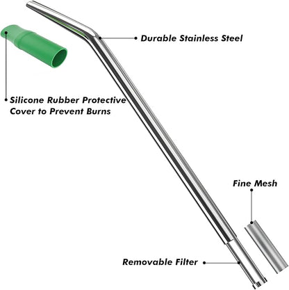 Stainless Steel Straws Long Metal Straws - Image 2