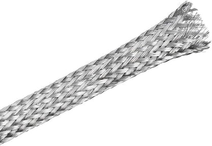 uxcell 3.3Ft - 15/64 Inch 304 Stainless Steel Sleeving Expandable Hose Cover by uxcell