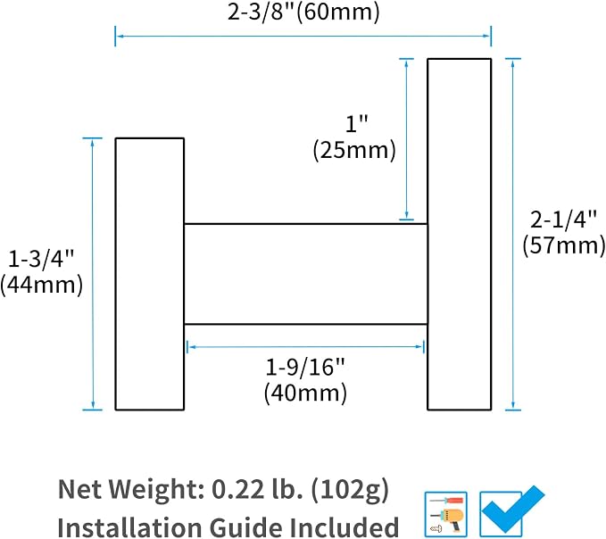 Angle Simple Bathroom Towel Hook, SUS304 Stainless Steel Single Shower Towel - Image 9