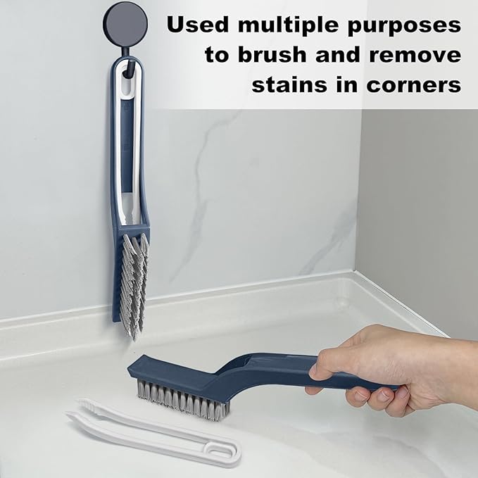 Cleaning Brush - QAGOBDI Hard Bristle Crevice Cleaning Brush - Image 4