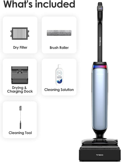 Tineco Floor One S9 Artist Pro Wet Dry Vacuum Cleaner, 22kPa Suction, 360° - Image 8