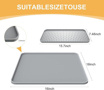Silicone Coffee Mat, Coffee Bar Accessories Fit Under Coffee Maker Coffee - Image 4