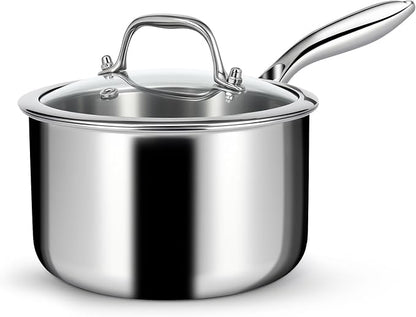 EWFEN 3 Ply Stainless Steel Saucepan by EWFEN